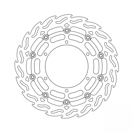 MOTO-MASTER FLAME SERIES FLOATING BRAKE ROTOR