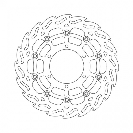 MOTO-MASTER FLAME SERIES FLOATING BRAKE ROTOR