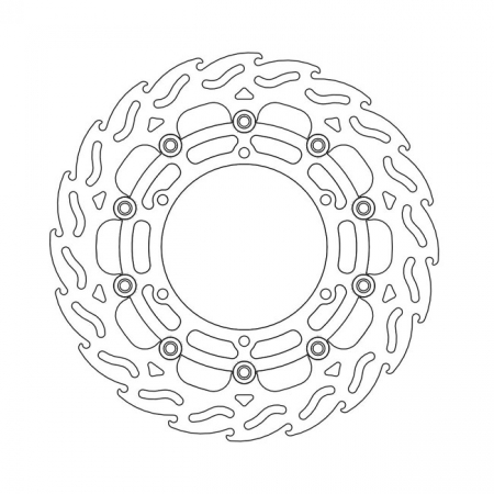 MOTO-MASTER FLAME SERIES FLOATING BRAKE ROTOR