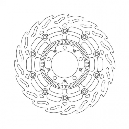 MOTO-MASTER FLAME SERIES FLOATING BRAKE ROTOR