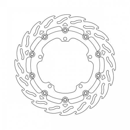 MOTO-MASTER FLAME SERIES FLOATING BRAKE ROTOR