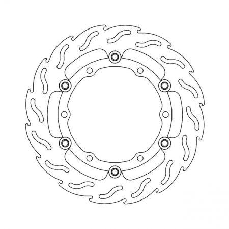 MOTO-MASTER FLAME SERIES FLOATING BRAKE ROTOR