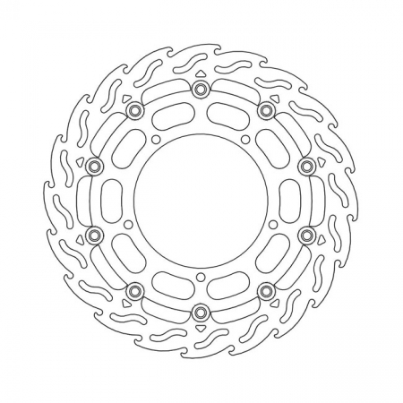 MOTO-MASTER FLAME SERIES FLOATING BRAKE ROTOR