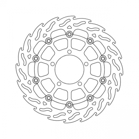 MOTO-MASTER FLAME SERIES FLOATING BRAKE ROTOR