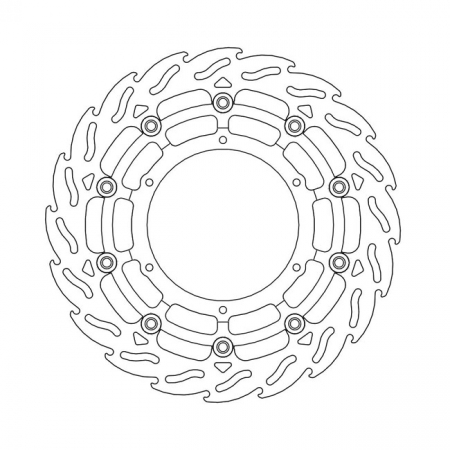 MOTO-MASTER FLAME SERIES FLOATING BRAKE ROTOR