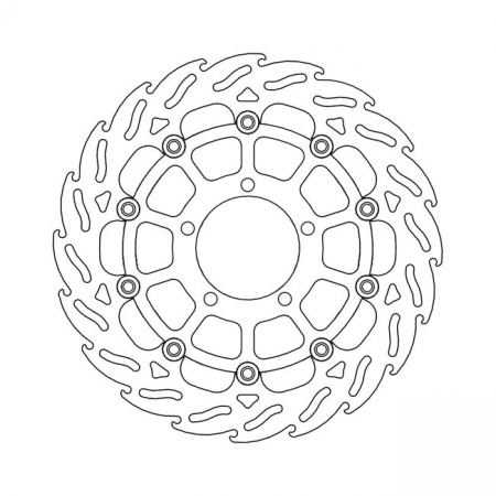 MOTO-MASTER FLAME SERIES FLOATING BRAKE ROTOR