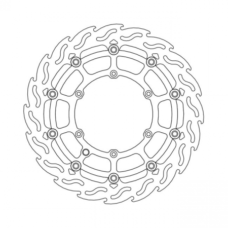 MOTO-MASTER FLAME SERIES FLOATING BRAKE ROTOR