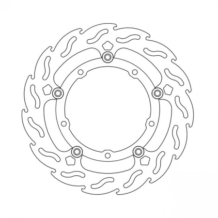 MOTO-MASTER FLAME SERIES FLOATING BRAKE ROTOR