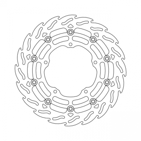 MOTO-MASTER FLAME SERIES FLOATING BRAKE ROTOR