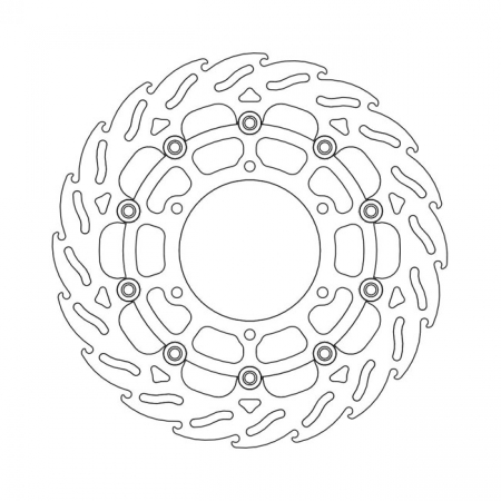 MOTO-MASTER FLAME SERIES FLOATING BRAKE ROTOR