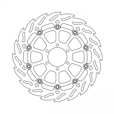 MOTO-MASTER FLAME SERIES FLOATING BRAKE ROTOR