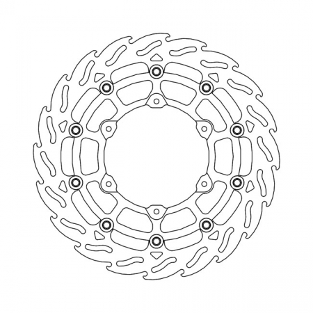 MOTO-MASTER FLAME SERIES FLOATING BRAKE ROTOR