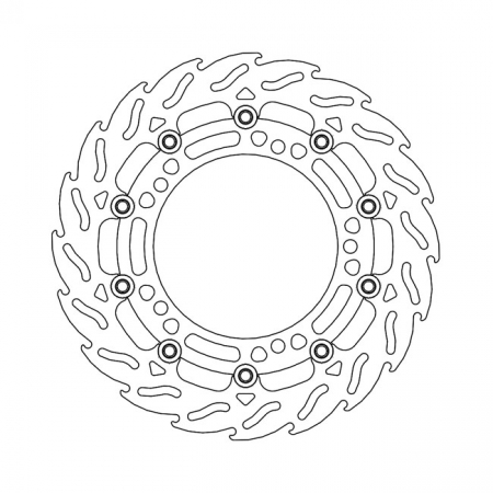 MOTO-MASTER FLAME SERIES FLOATING BRAKE ROTOR