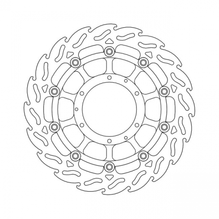 MOTO-MASTER FLAME SERIES FLOATING BRAKE ROTOR