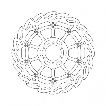 MOTO-MASTER FLAME SERIES FLOATING BRAKE ROTOR