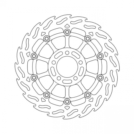 MOTO-MASTER FLAME SERIES FLOATING BRAKE ROTOR