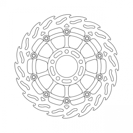 MOTO-MASTER FLAME SERIES FLOATING BRAKE ROTOR