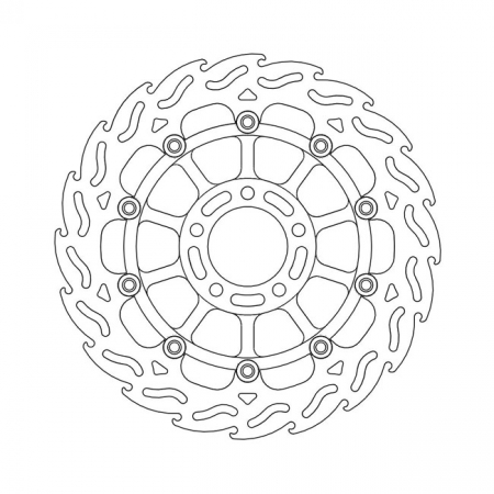 MOTO-MASTER FLAME SERIES FLOATING BRAKE ROTOR