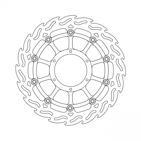 MOTO-MASTER FLAME SERIES FLOATING BRAKE ROTOR