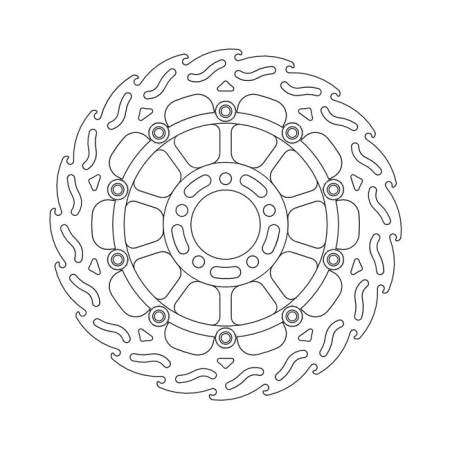 MOTO-MASTER FLAME SERIES FLOATING BRAKE ROTOR