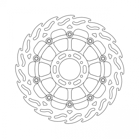 MOTO-MASTER FLAME SERIES FLOATING BRAKE ROTOR