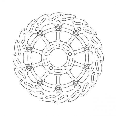 MOTO-MASTER FLAME SERIES FLOATING BRAKE ROTOR