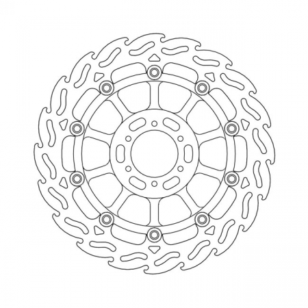 MOTO-MASTER FLAME SERIES FLOATING BRAKE ROTOR