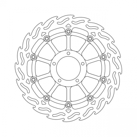 MOTO-MASTER FLAME SERIES FLOATING BRAKE ROTOR