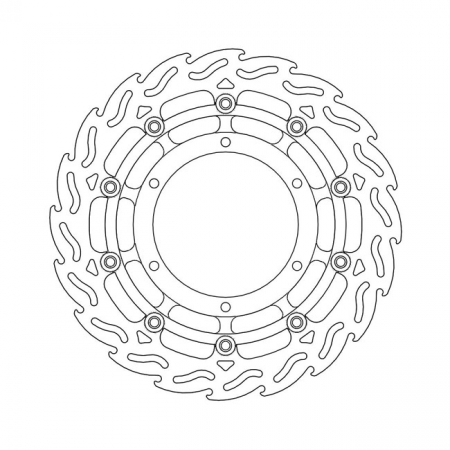 MOTO-MASTER FLAME SERIES FLOATING BRAKE ROTOR