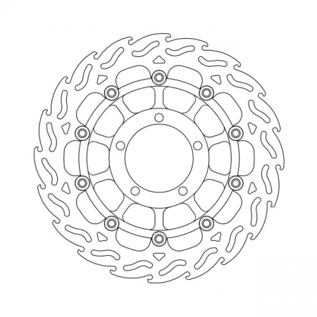 MOTO-MASTER FLAME SERIES FLOATING BRAKE ROTOR