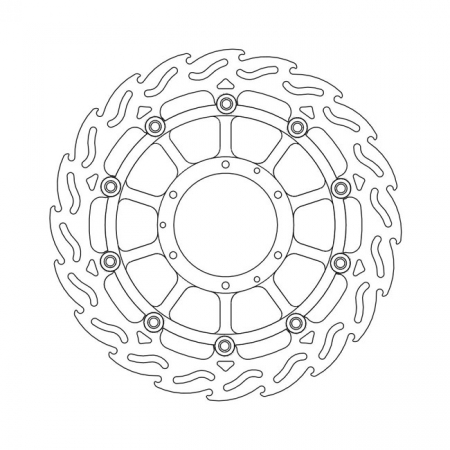 MOTO-MASTER FLAME SERIES FLOATING BRAKE ROTOR