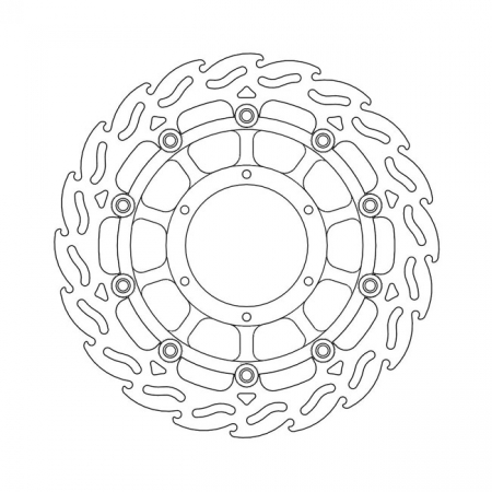 MOTO-MASTER FLAME SERIES FLOATING BRAKE ROTOR