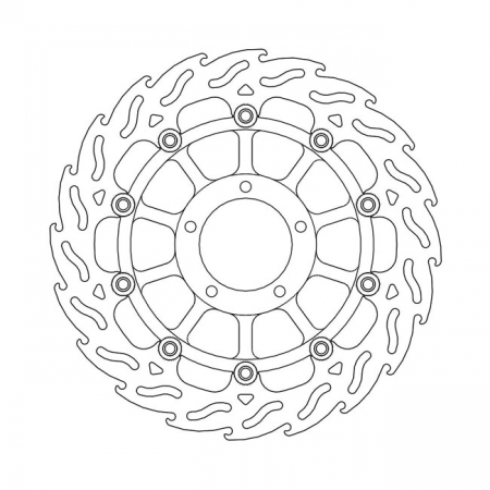 MOTO-MASTER FLAME SERIES FLOATING BRAKE ROTOR