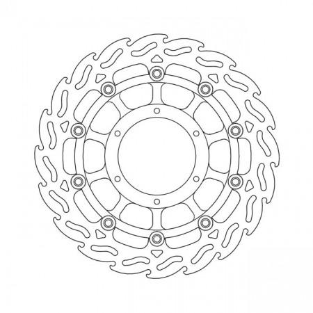 MOTO-MASTER FLAME SERIES FLOATING BRAKE ROTOR