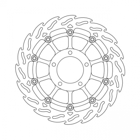 MOTO-MASTER FLAME SERIES FLOATING BRAKE ROTOR