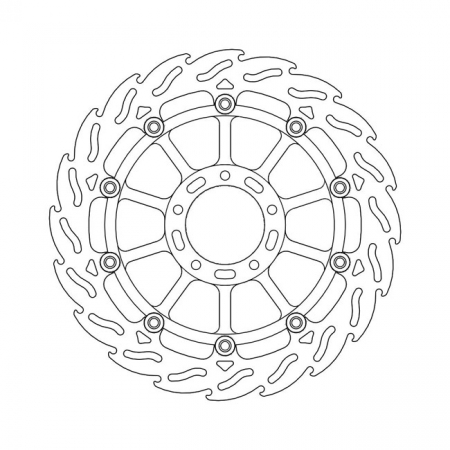 MOTO-MASTER FLAME SERIES FLOATING BRAKE ROTOR