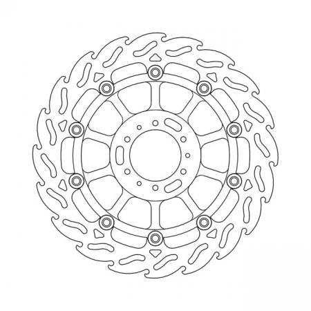 MOTO-MASTER FLAME SERIES FLOATING BRAKE ROTOR