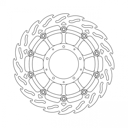 MOTO-MASTER FLAME SERIES FLOATING BRAKE ROTOR