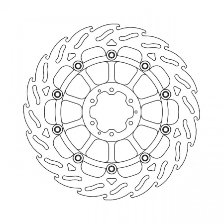 MOTO-MASTER FLAME SERIES FLOATING BRAKE ROTOR