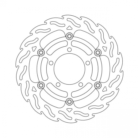 MOTO-MASTER FLAME SERIES FLOATING BRAKE ROTOR