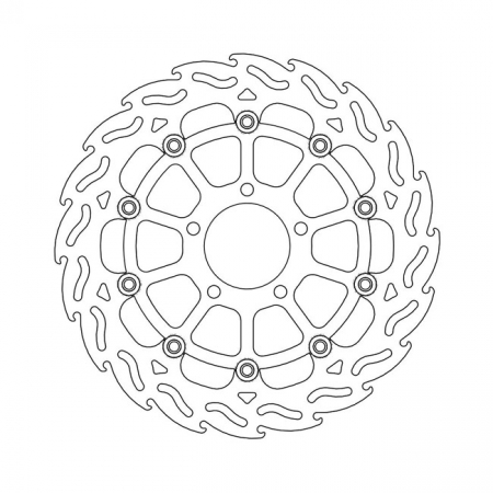 MOTO-MASTER FLAME SERIES FLOATING BRAKE ROTOR