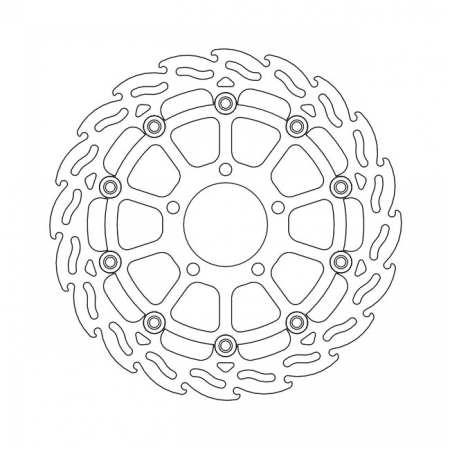 MOTO-MASTER FLAME SERIES FLOATING BRAKE ROTOR