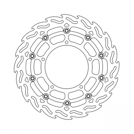 MOTO-MASTER FLAME SERIES FLOATING BRAKE ROTOR