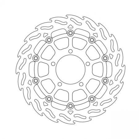 MOTO-MASTER FLAME SERIES FLOATING BRAKE ROTOR