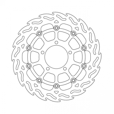 MOTO-MASTER FLAME SERIES FLOATING BRAKE ROTOR