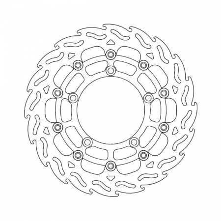 MOTO-MASTER FLAME SERIES FLOATING BRAKE ROTOR