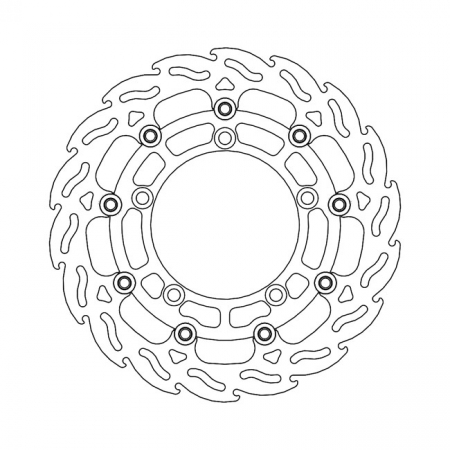 MOTO-MASTER FLAME SERIES FLOATING BRAKE ROTOR