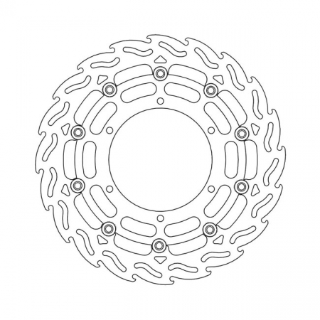 MOTO-MASTER FLAME SERIES FLOATING BRAKE ROTOR