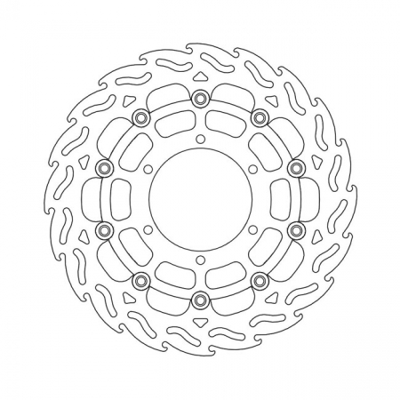 MOTO-MASTER FLAME SERIES FLOATING BRAKE ROTOR