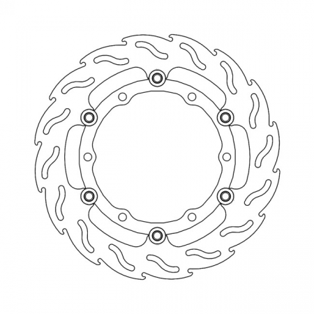 MOTO-MASTER FLAME SERIES FLOATING BRAKE ROTOR